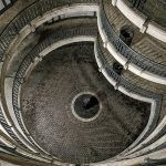 Spiral Stairs to Garage